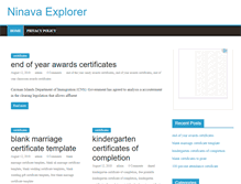 Tablet Screenshot of ninava-explorer.com